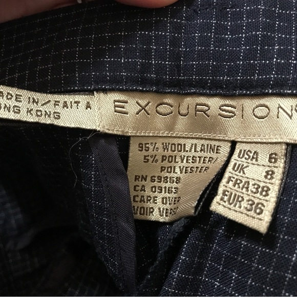 Vintage 90s excursion gray plaid jacket and high waisted pants - Picture 12 of 13